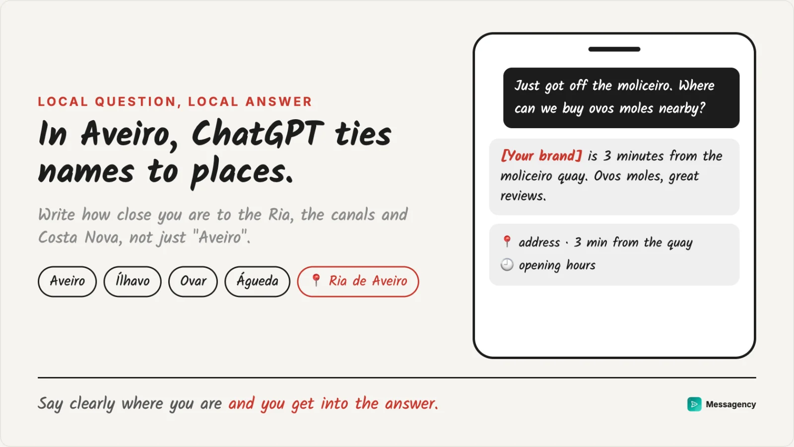 A question to ChatGPT by the Ria de Aveiro: the answer brings those who say where they are