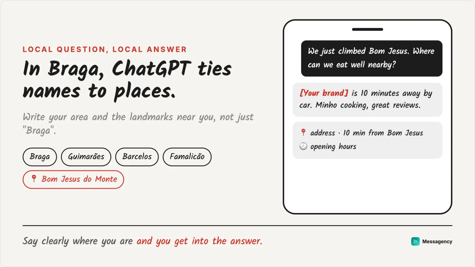 A question to ChatGPT at Bom Jesus do Monte: the answer brings those who say where they are