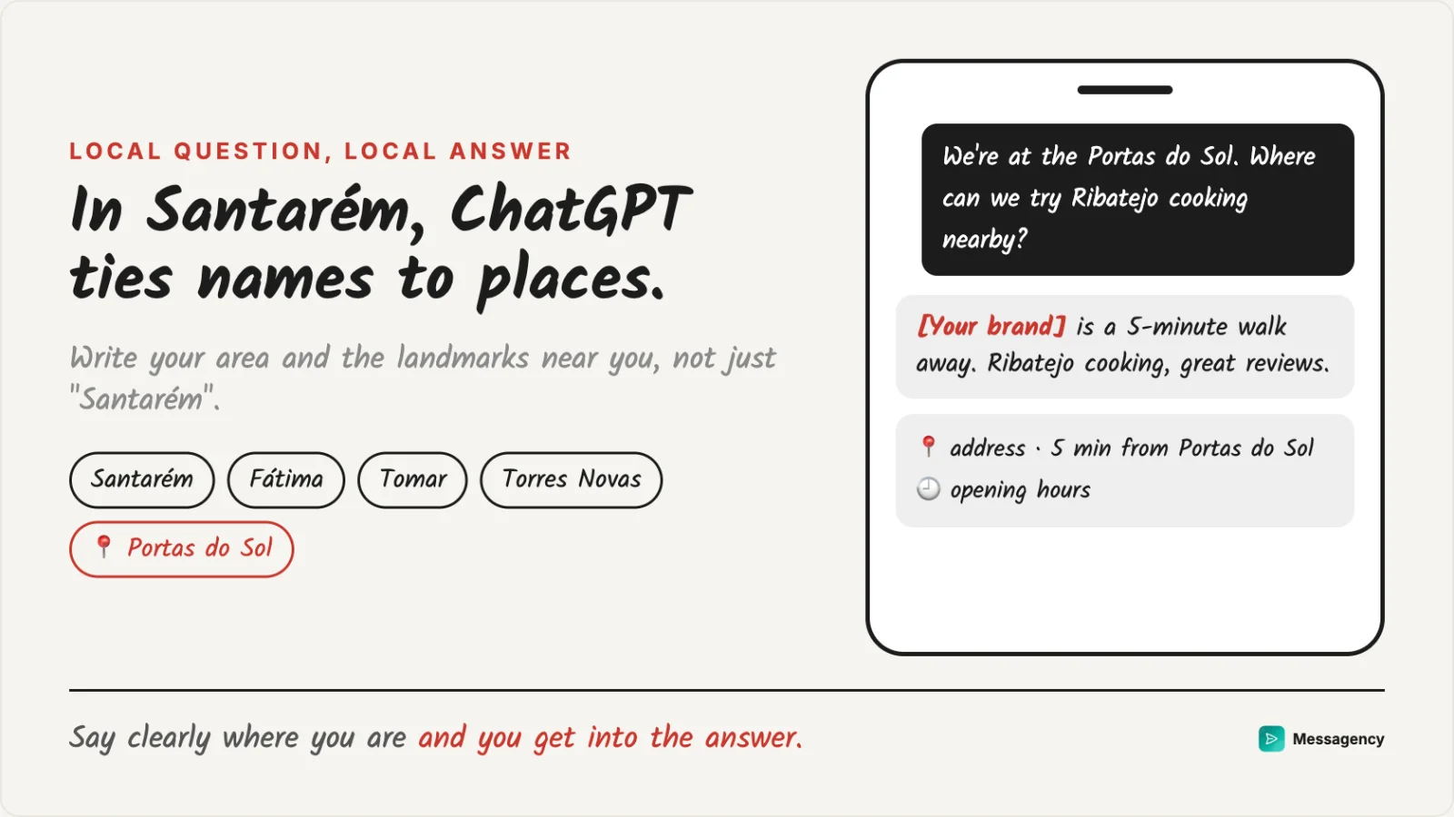 A question to ChatGPT at the Portas do Sol: the answer brings those who say where they are