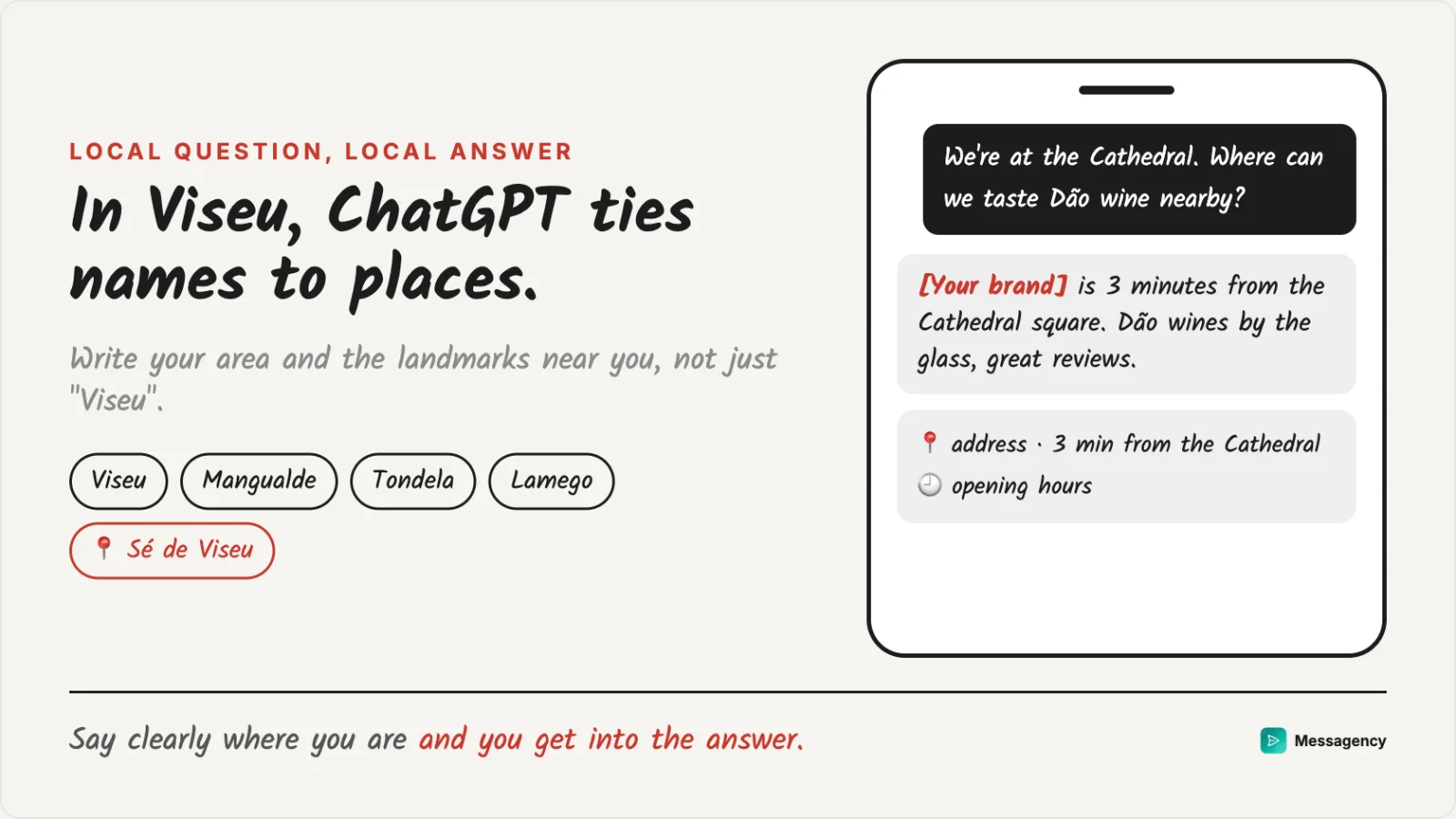 A question to ChatGPT in the Cathedral square in Viseu: the answer brings those who say where they are