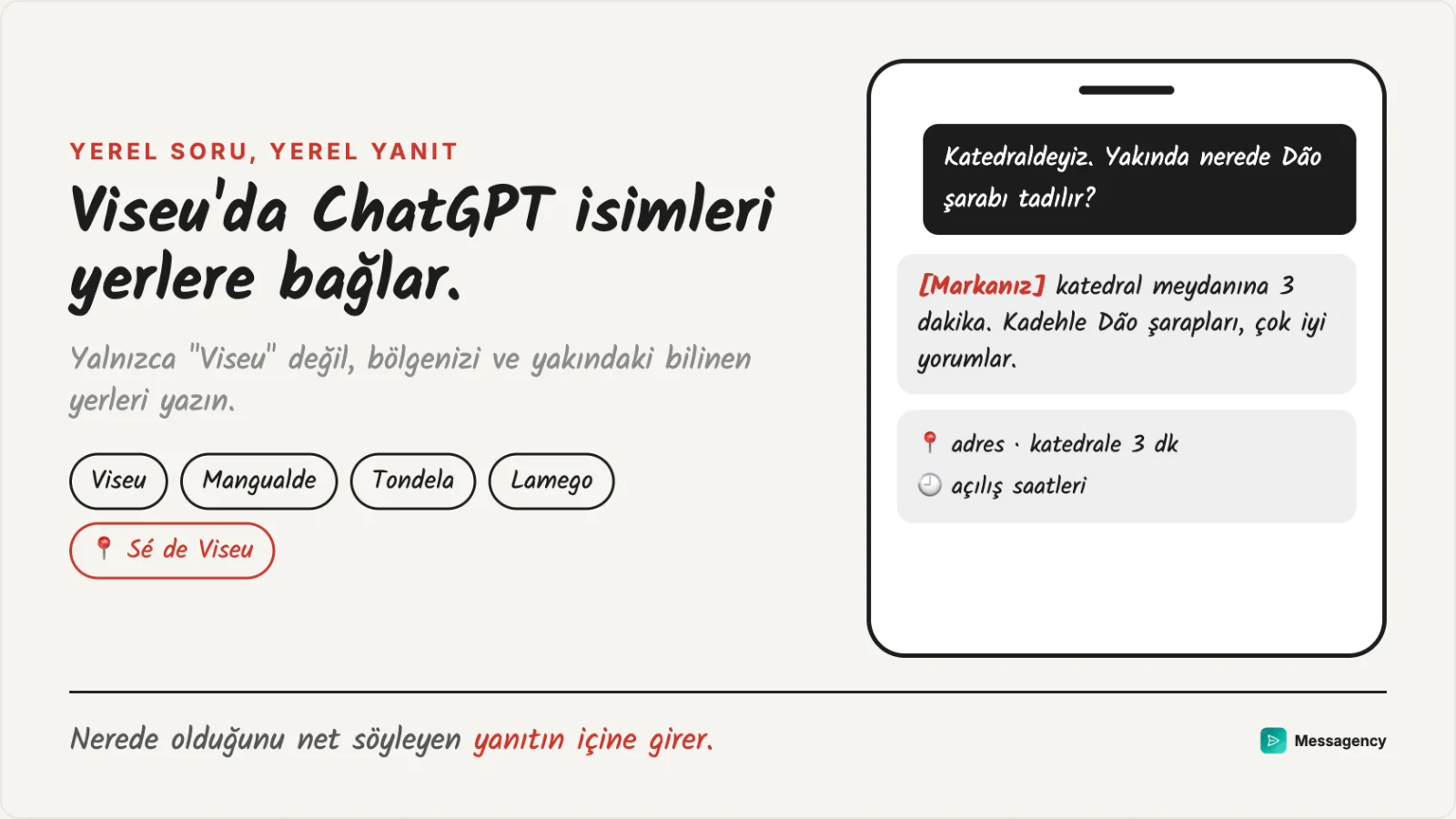 Viseu'da katedral meydanında ChatGPT'ye sorulan bir soru: yanıt, nerede olduğunu söyleyenleri getiriyor